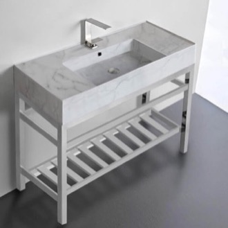 Console Bathroom Sink Modern Console Sink Vanity, Marble Style Sink, 40